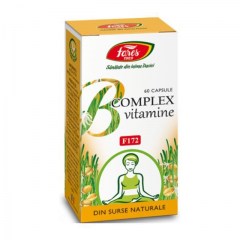 B complex vitamine naturale, 60 capsule, Fares